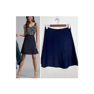 Cabi Navy Blue A-Line Skirt